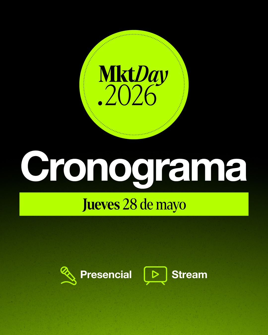 Cronograma 28 de Mayo